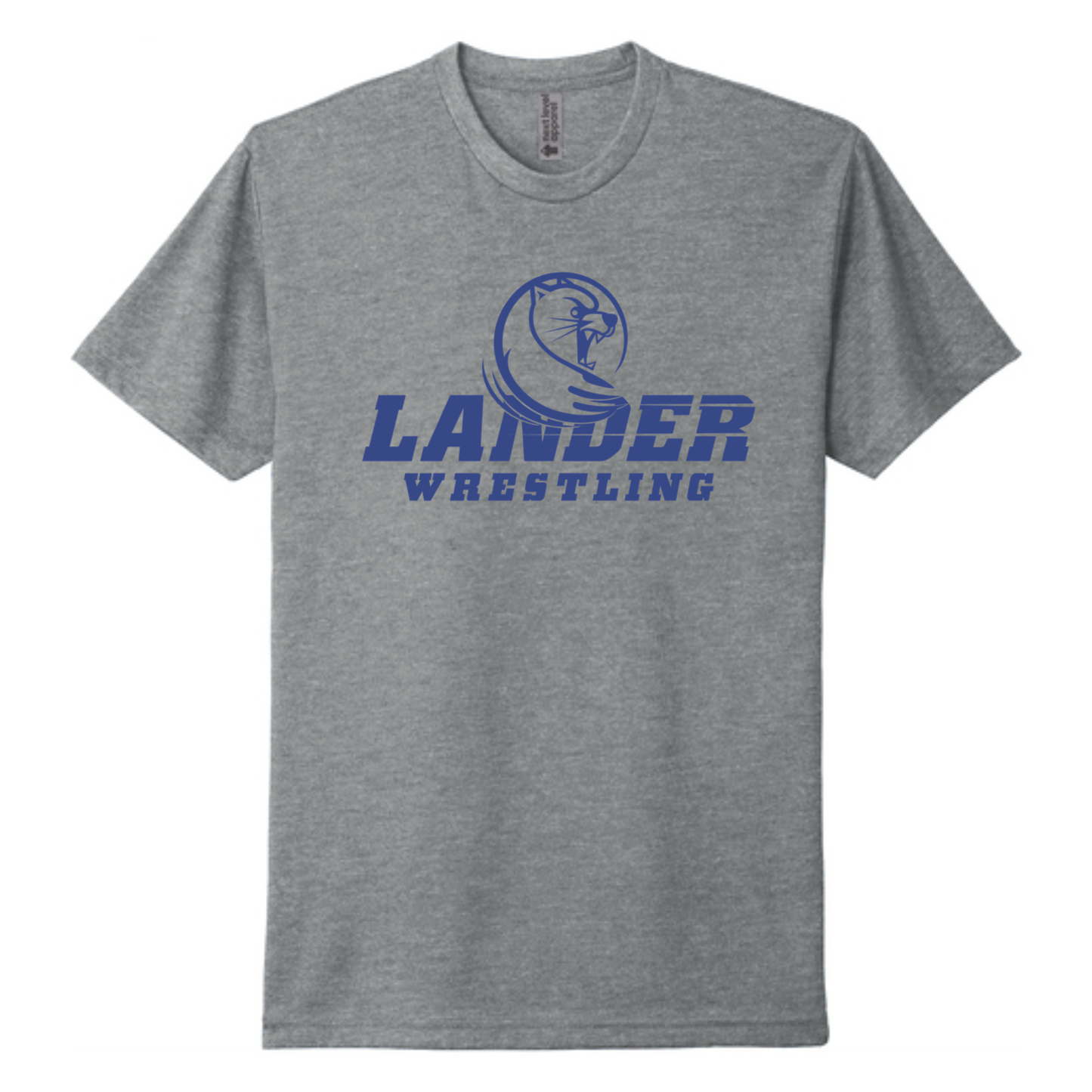 Lander Wrestling T-Shirt - Grey