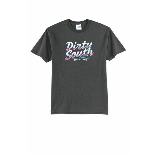 DIRTY SOUTH WHT/PK TEE