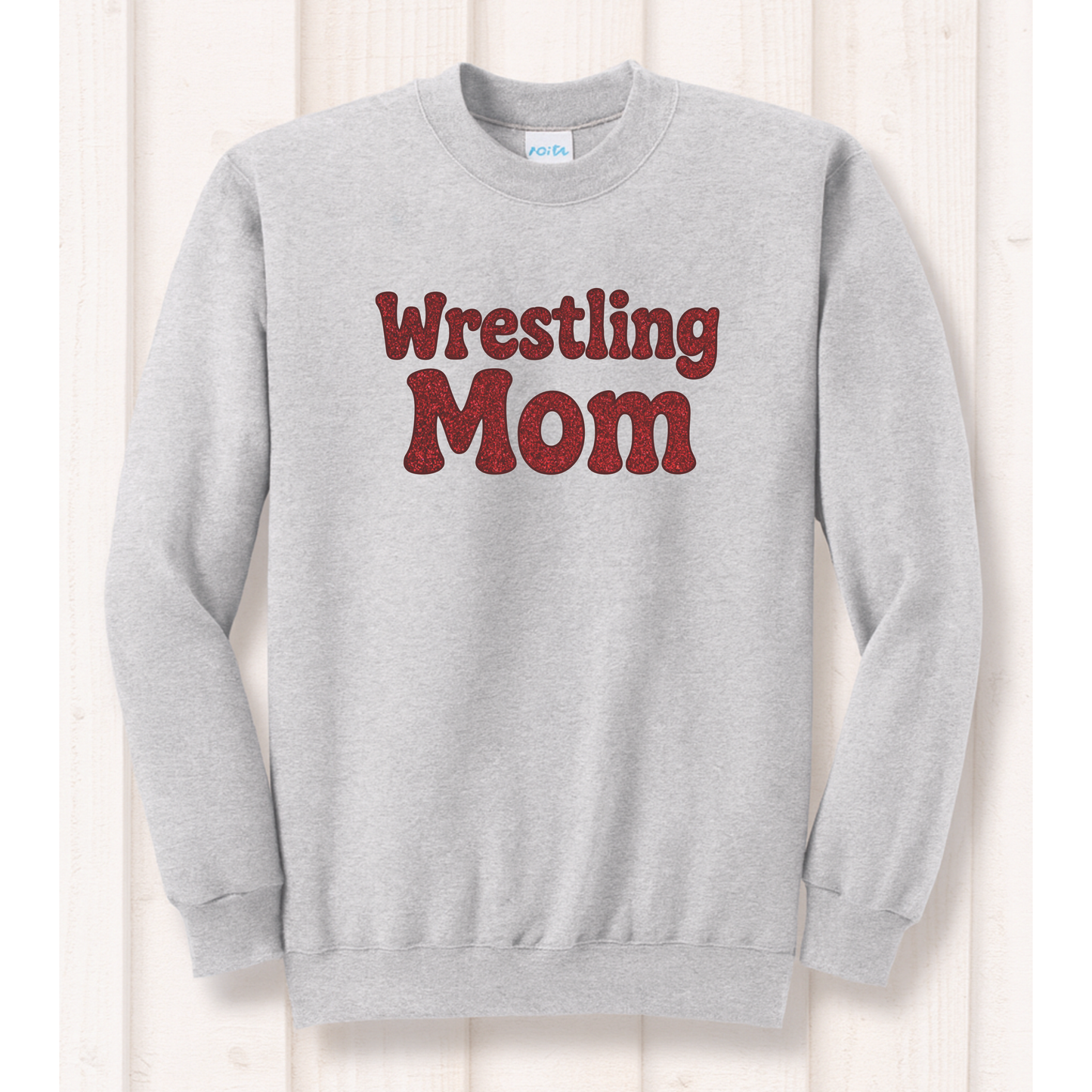 WRESTLING MOM (FAUX GLITTER) DTF