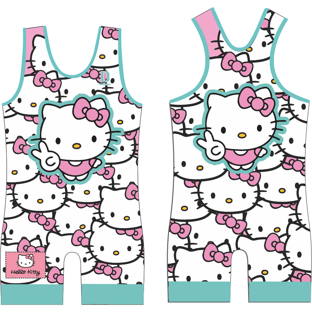 Pink Kitty Singlet