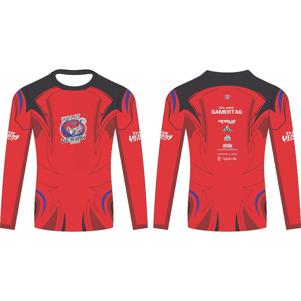 True Venom Gaming Long Sleeve Jersey