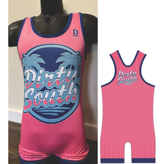 Dirty South Pink Singlet - YOUTH