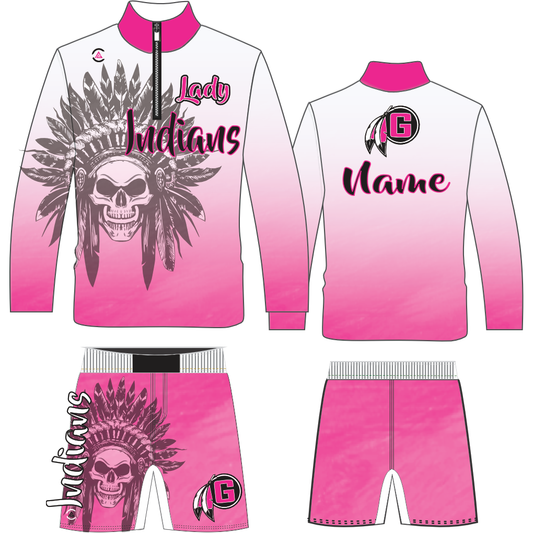 Gaffney Lady Wrestling Warm Up