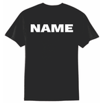 Byrnes Football T-Shirt MOM/DAD with Name - Black