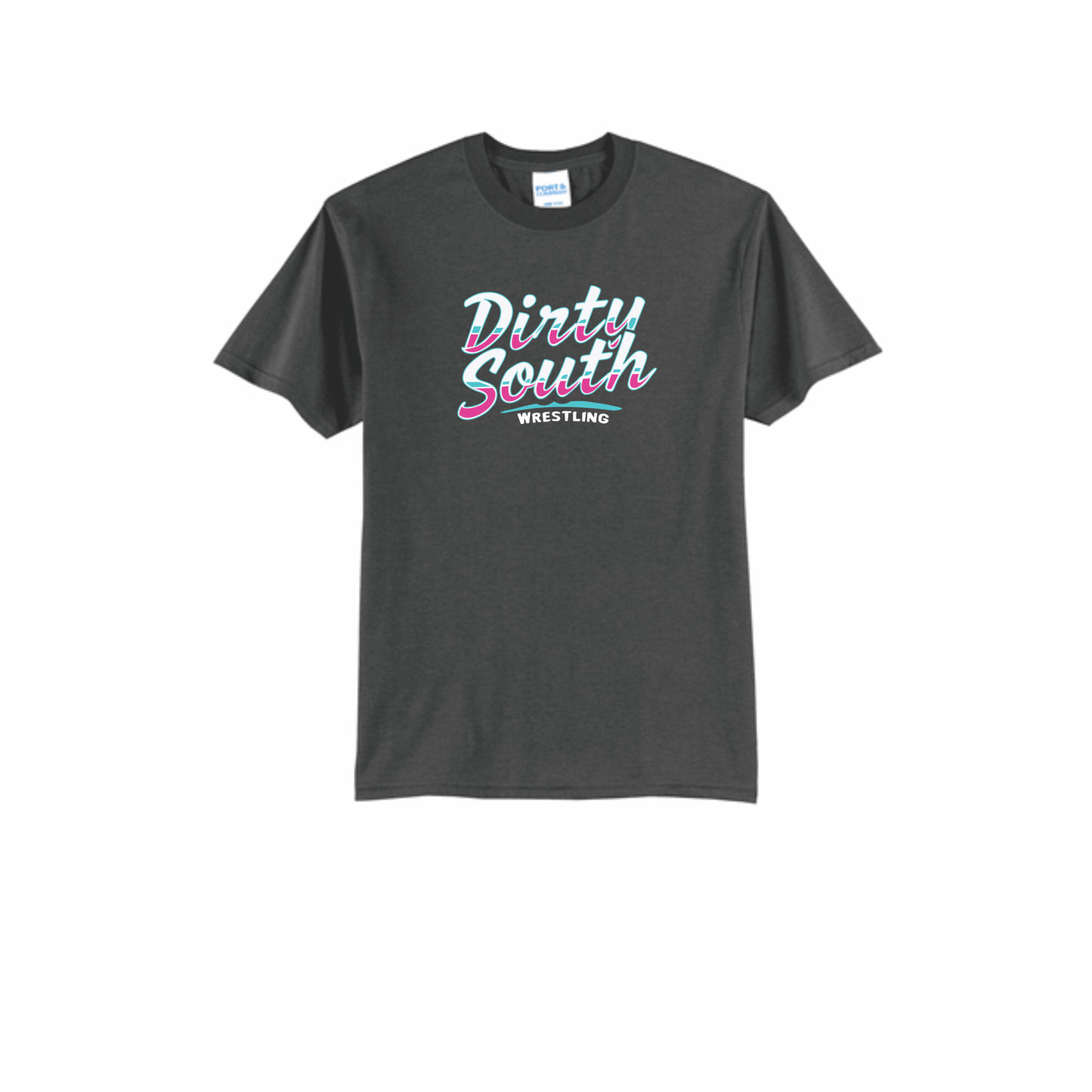 DIRTY SOUTH WHT/PK TEE