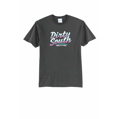 DIRTY SOUTH WHT/PK TEE