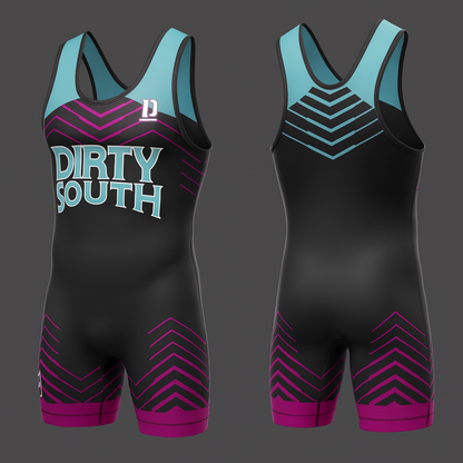 Dirty South Teal - SINGLET