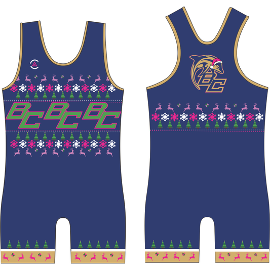 Battery Creek Pink CHRISTMAS Singlet