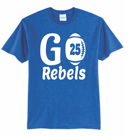 Byrnes Football T-Shirt - Rebels