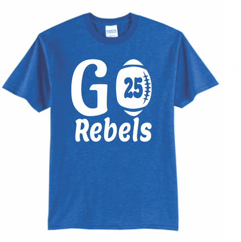 Byrnes Football T-Shirt - Rebels