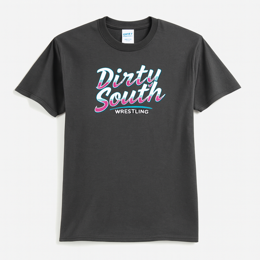 DIRTY SOUTH WHT/PK TEE