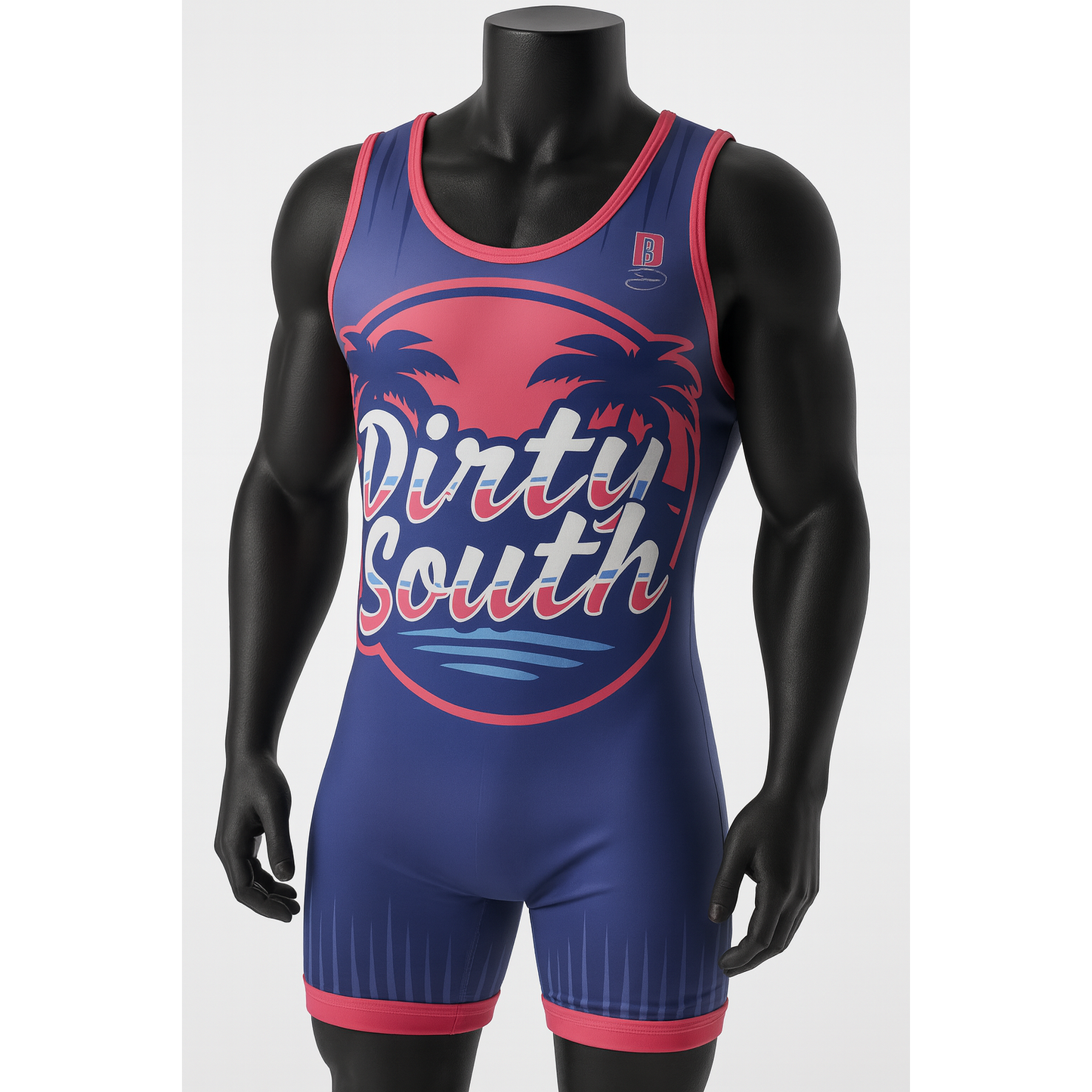 Dirty South Blue Singlet - YOUTH