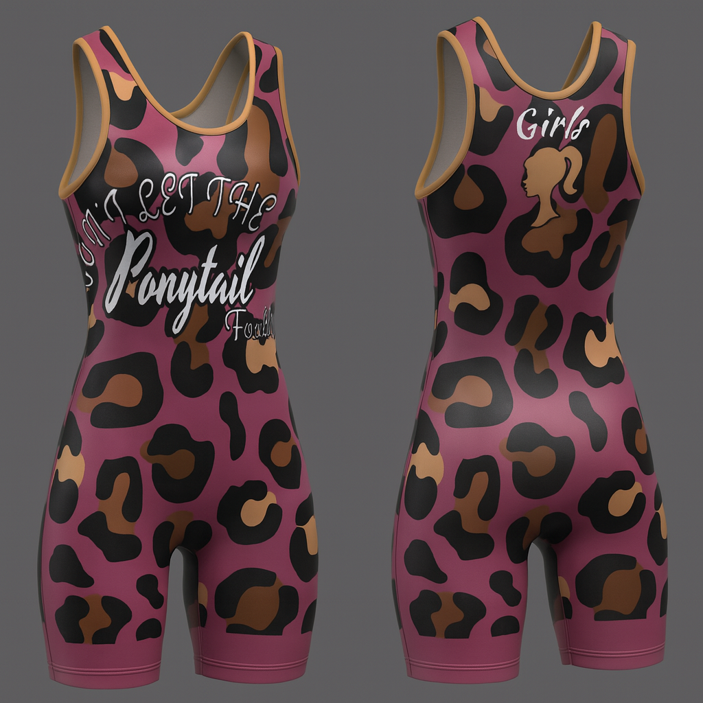 Ponytail Singlet - Cheetah