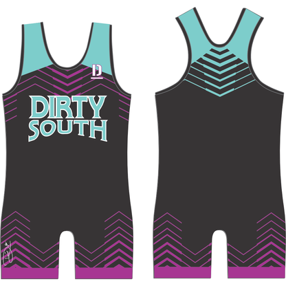 Dirty South Teal - SINGLET