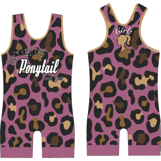 Ponytail Singlet - Cheetah